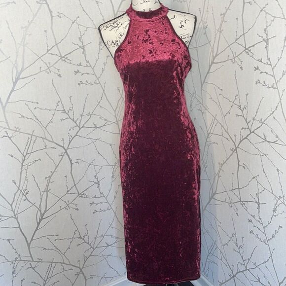 Bozzolo halter midi dress, Size 1X - Picture 1 of 5